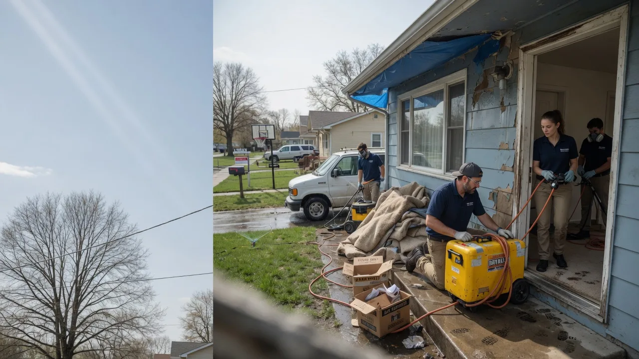 Basement Flood Cleanup in Pittstown, NJ near me